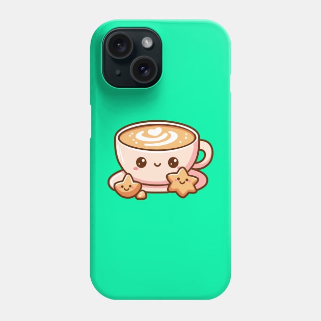 Cappuccino and biscuit Phone Case by Arief Uchiha