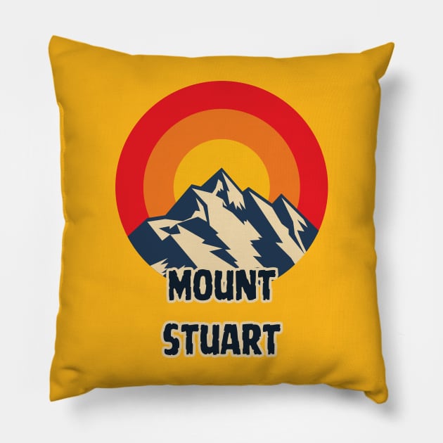 Mount Stuart Pillow by Canada Cities