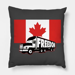 Canada Freedom Convoy Trucker Pillow