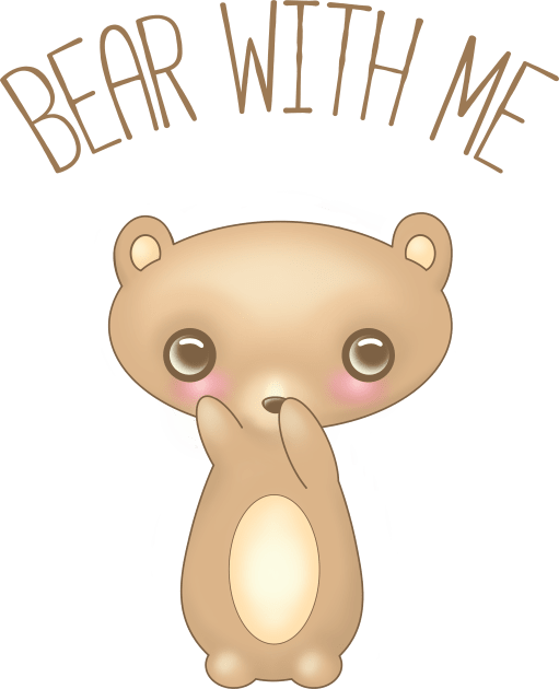 Bear With Me Kids T-Shirt by CatAstropheBoxes