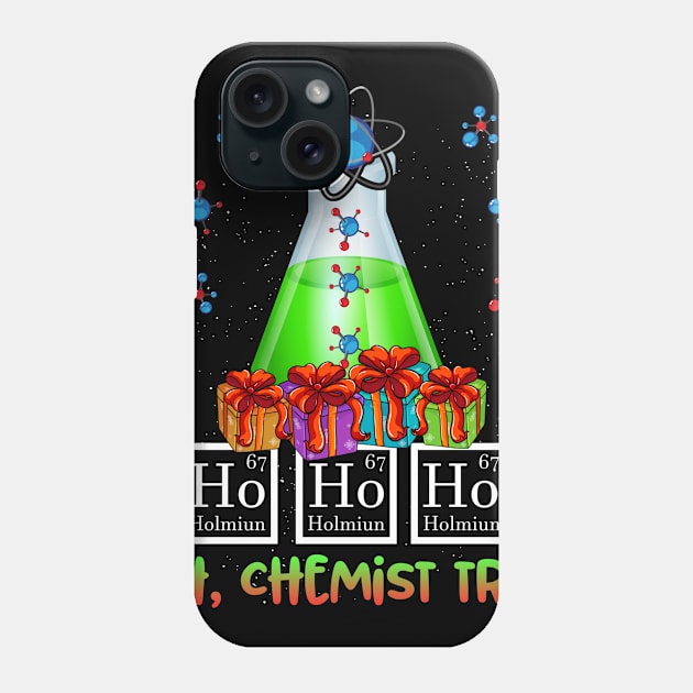 Oh Chemist Tree Merry Christmas Chemistry Funny Science Phone Case by thuden1738