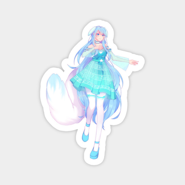 The Elegance And Grace Of Trina Vtuber Magnet Teepublic