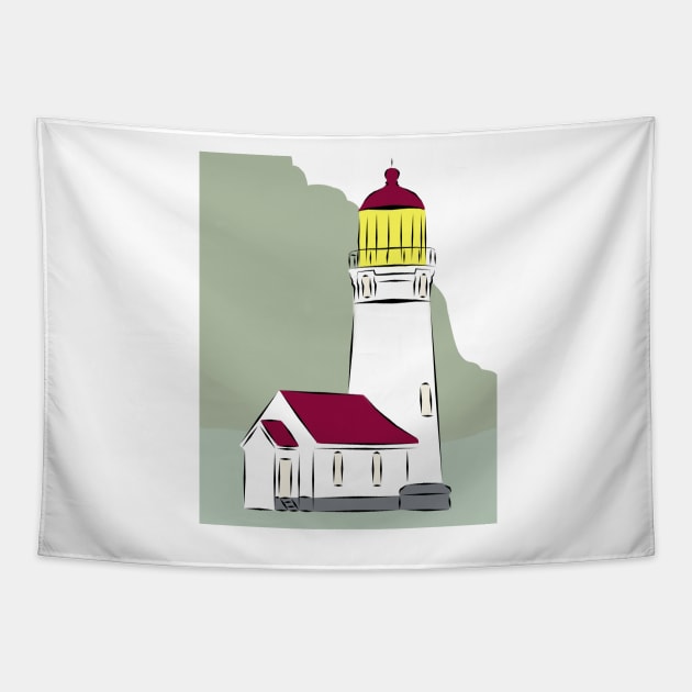 Cape Blanco Tapestry by KirtTisdale