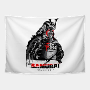 Samurai Illustration Tapestry