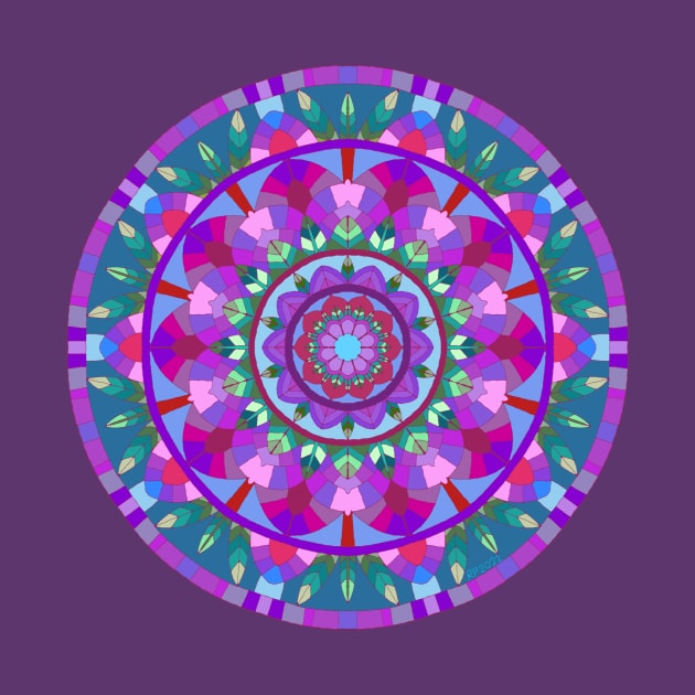 Crystal Garden Mandala by HealingHearts17