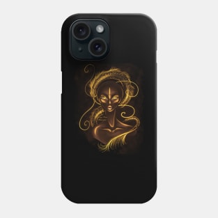 Black Queen and Dragon Phone Case