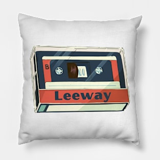 leeway cassette tape Pillow