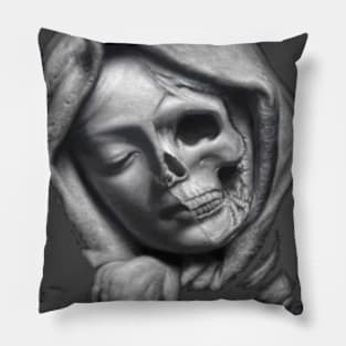 Scary horror and Terrifying women Pillow