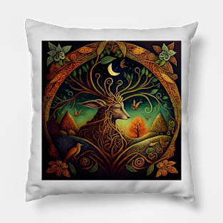 Celtic Creature 01 Pillow