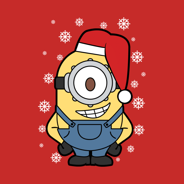 Minions Stuart Christmas by liora natalia