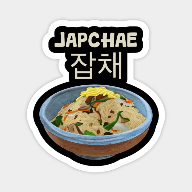 Japchae Magnet by m&a designs