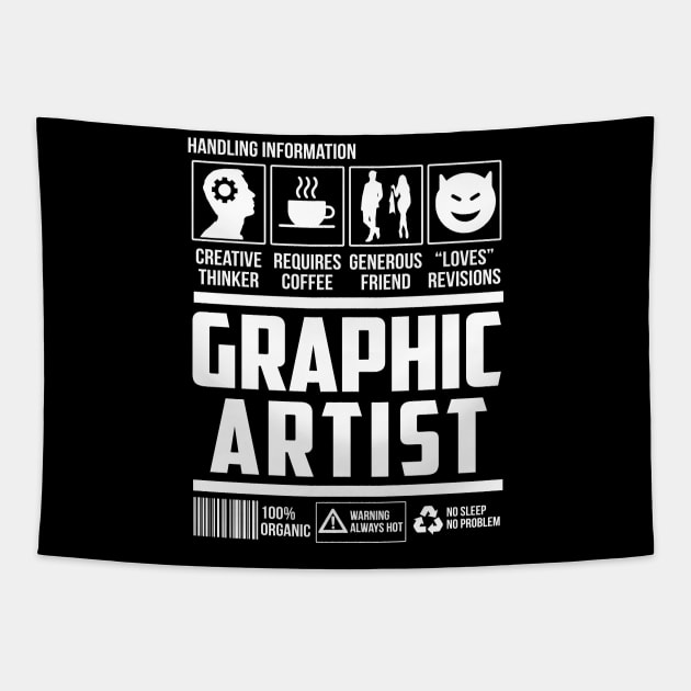 Graphic Artist Tapestry by nelsoncancio