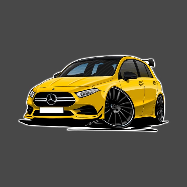 Mercedes A35 AMG Yellow by y30man5