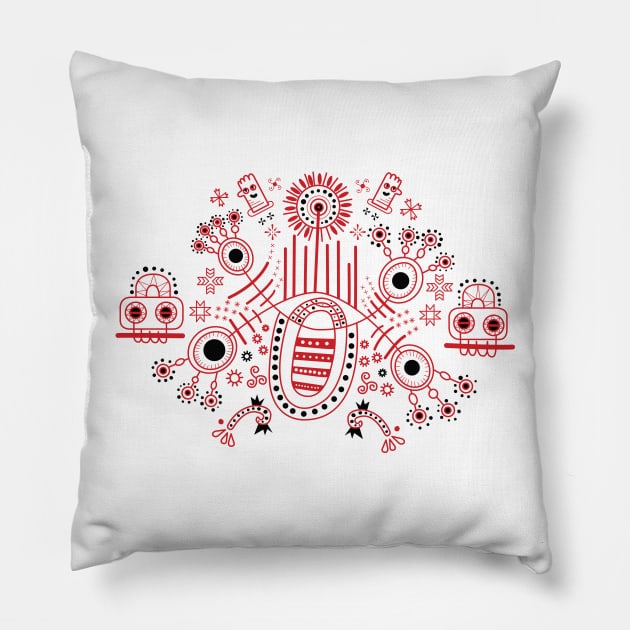 Slavic folklore Pillow by now83
