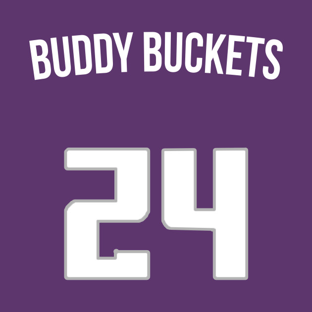 Buddy Hield 'Buddy Buckets' Nickname Jersey - Sacremento Kings by xavierjfong