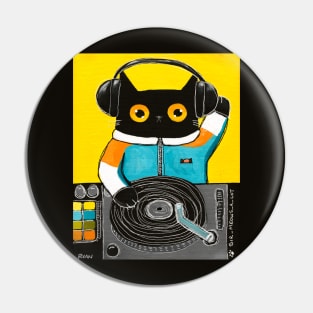 DJ Cat Pin