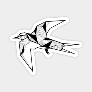 Geometric Bird Magnet