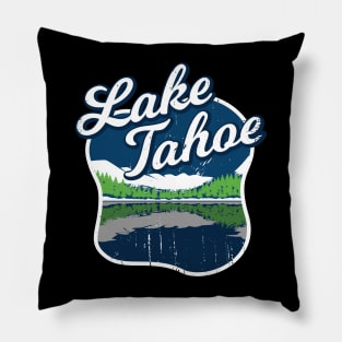 Lake Tahoe Boating Fishing Fisherman Gift Pillow