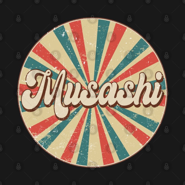 Circle Design Musashi Proud Name Birthday Anime by Amir Dorsman Tribal