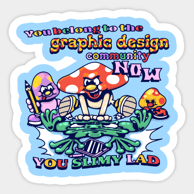 Graphic Design Frog - Community - Sticker