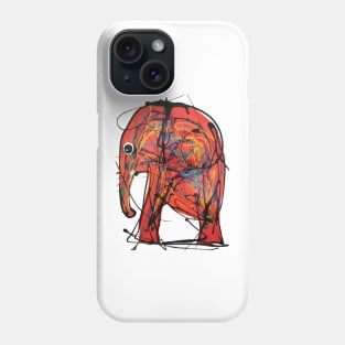 Colorful Elephant Art Phone Case