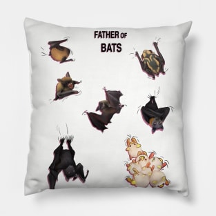 Father of Bats Pillow