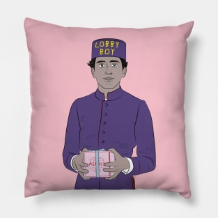 Lobby boy color - Wes Anderson Pillow