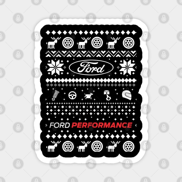 FORD PERFORMANCE HOLIDAY Magnet by cowtown_cowboy