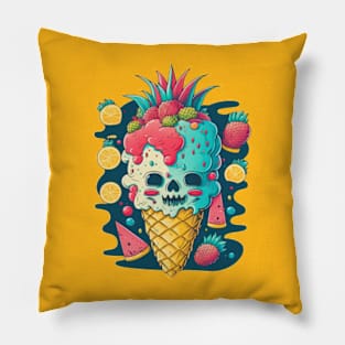 Deadly Delicious Pineapple Cone Pillow