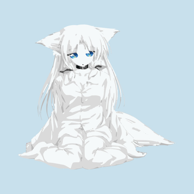 Chibi Anime Wolf Girl