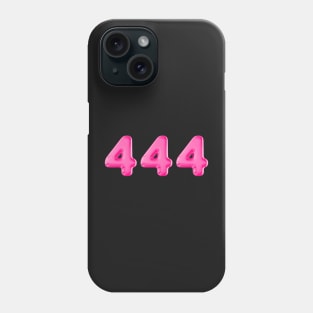 444 angel number pink Phone Case