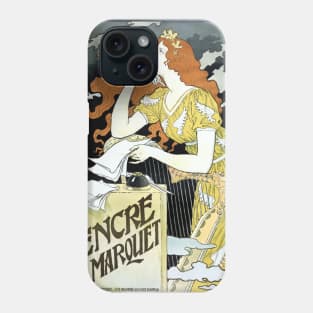 Poster for Marquet brand writing ink Phone Case