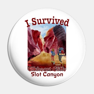 I Survived Elkheart Cliffs Slot Canyon, Utah Pin