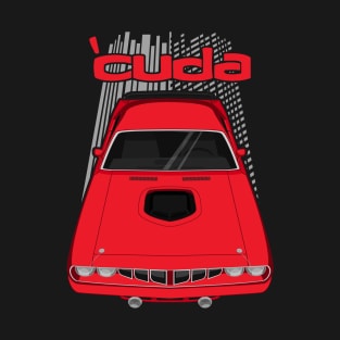 Plymouth Barracuda 1971 - Red T-Shirt