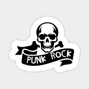 punk rock skull Magnet