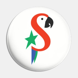 S STAR Bird Logo Pin