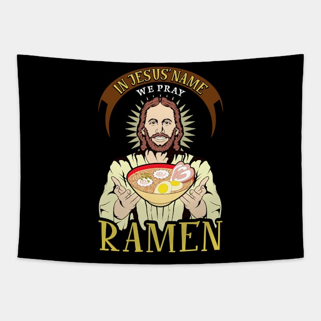 Ramen Lover Humor Tapestry by KsuAnn