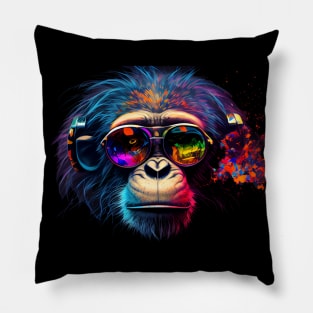 Techno Monkey 3 Pillow