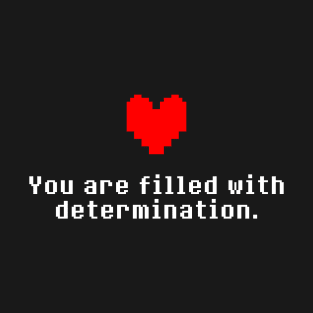 Undertale - Determination heart T-Shirt