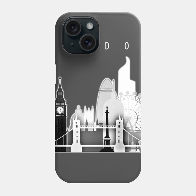 London skyline Phone Case by DimDom