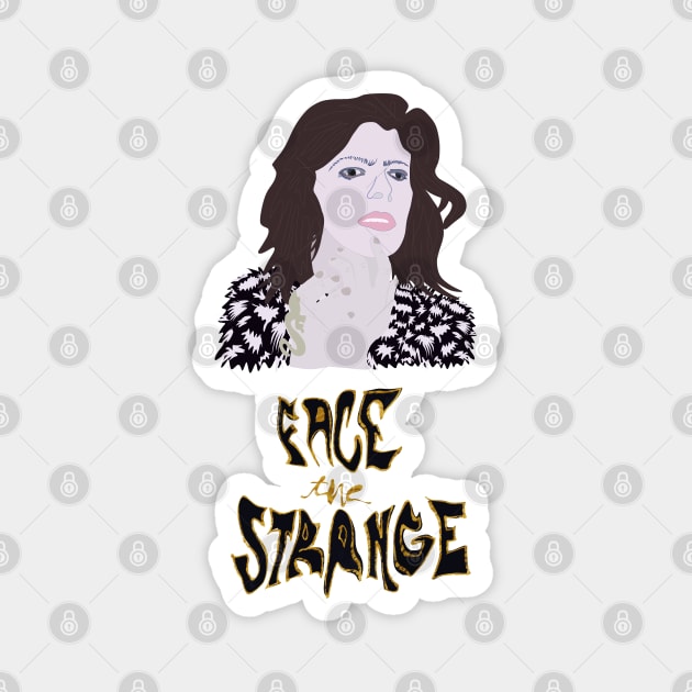 face the strange: bowie Magnet by Good Noodle Thrift Co.