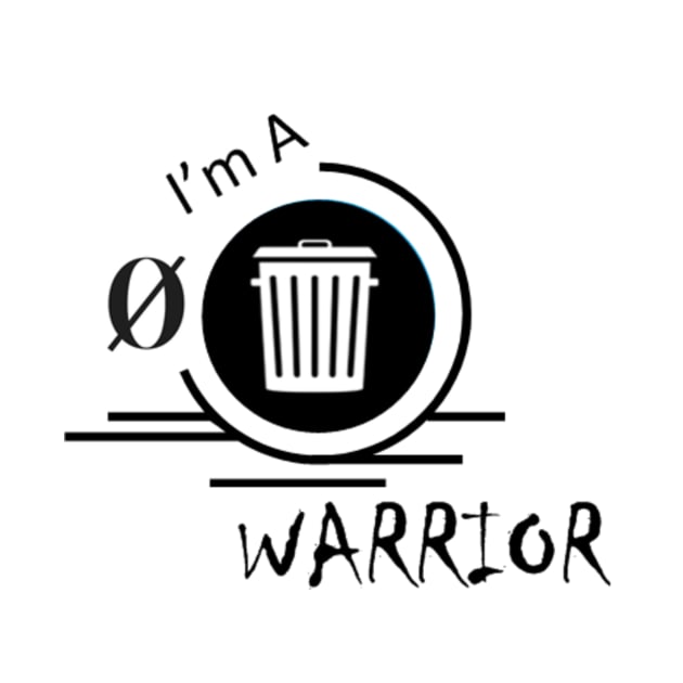 Zero Waste Warrior - Black by HenriGeek