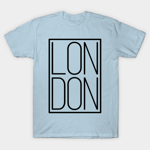 London City England Great Britain Typography Souvenir Gift - London England Souvenir - T-Shirt