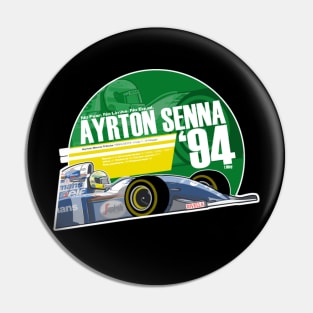Ayrton Senna 1994 Tribute Pin