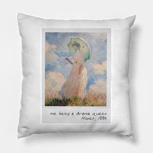 monet - drama queen Pillow