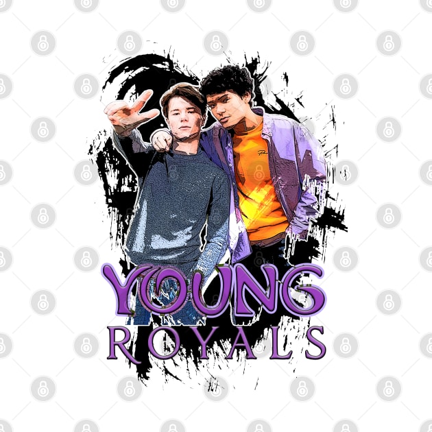 Simon and Wilhelm from the TV show - Young Royals by Color-Lab