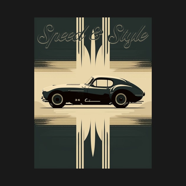 Speed & Style: A Tribute to Classic European Sports Cars by Stupid Coffee Designs
