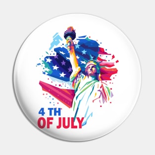 4th of july Pin