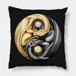Balanced Dragons D20 Pillow