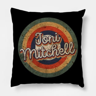 Joni Name Personalized Mitchell Vintage Retro 60s 70s Birthday Gift Pillow